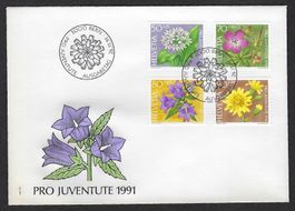 Pro Juventute 1991, Ersttagsbrief