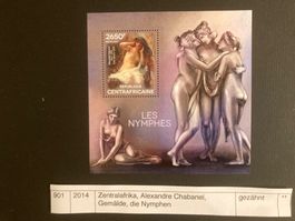 Zentralafrika, Les Nymphes, A. Chabanel, Gemälde, Akt