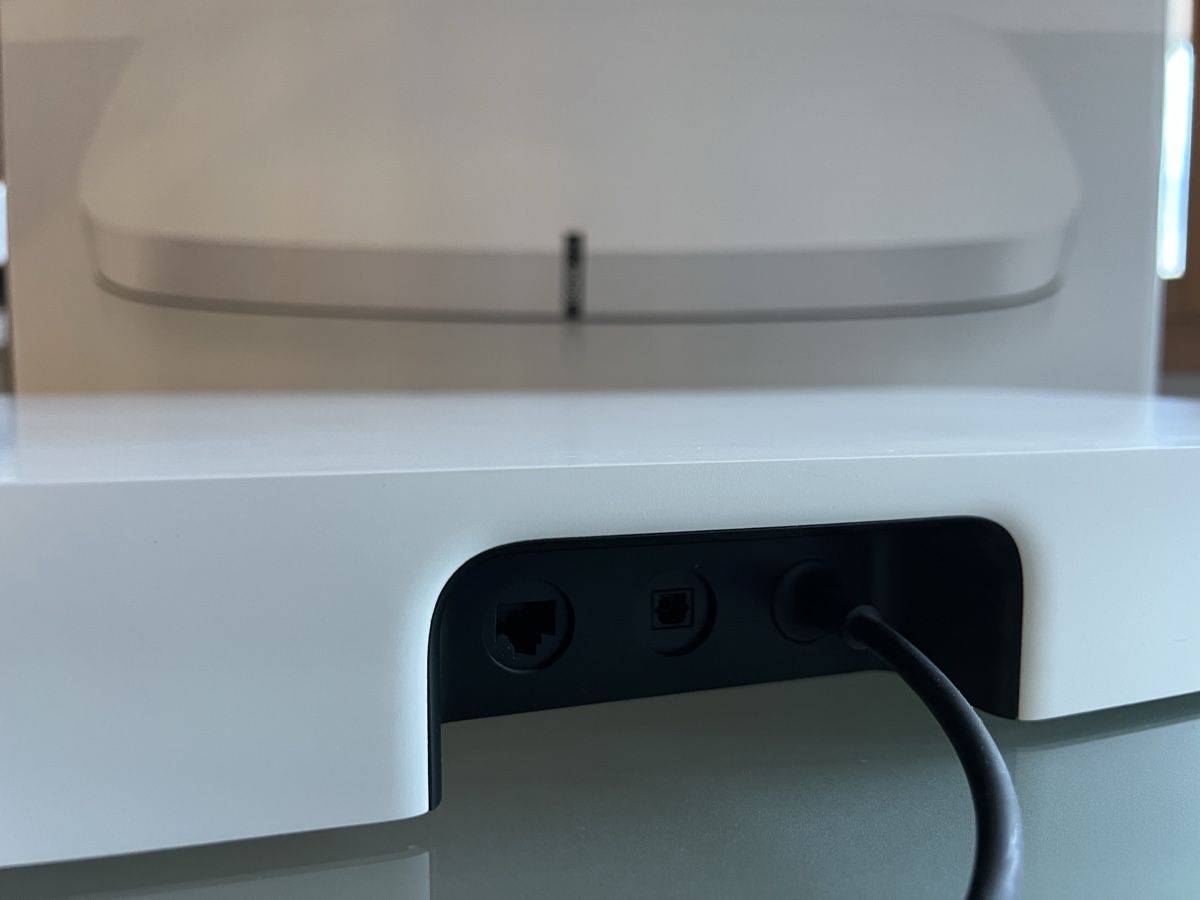 Sonos Home Cinema: SONOS Playbase weiss – Usato da Meiringen venduto da Cheetha4 3