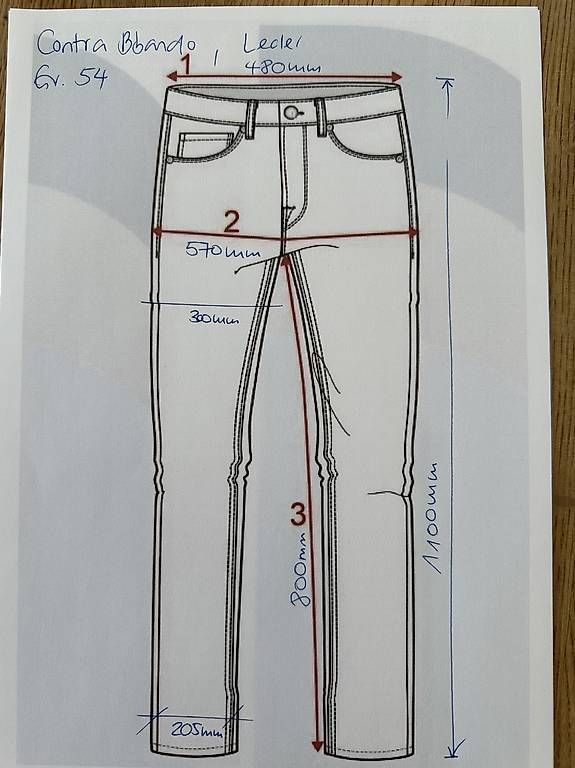 Pantaloni: Motorradhose Herren, Leder, Grösse 54 – Usato da Thun venduto da Blasers 4