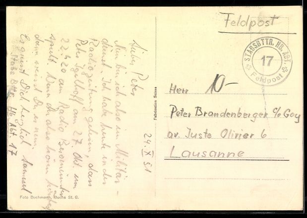 Cartoline postali: AK Werdenberg, Blick auf das Städli – Usato da Berlin venduto da bartko-reher 1