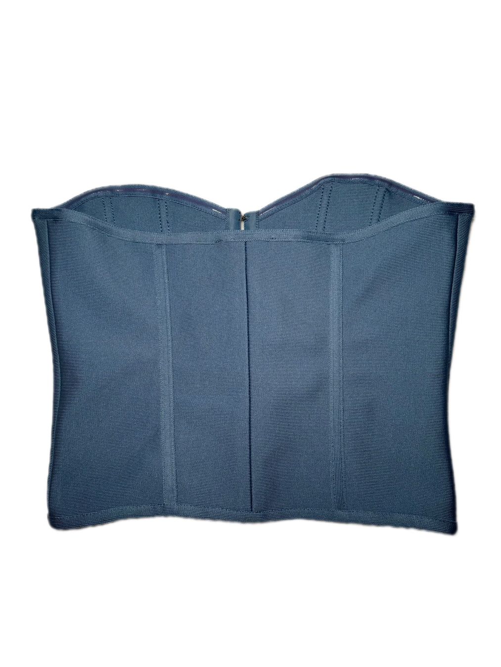 Top: PrettyLittleThing -  Corset Top Blue – Nuovo (secondo la descrizione) da Zürich venduto da CBN_Fashion 2