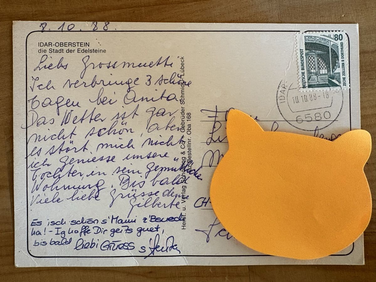 Ansichtskarten: AK von Idar Oberstein – Gebraucht aus Rümlang von Kartenpost1 1