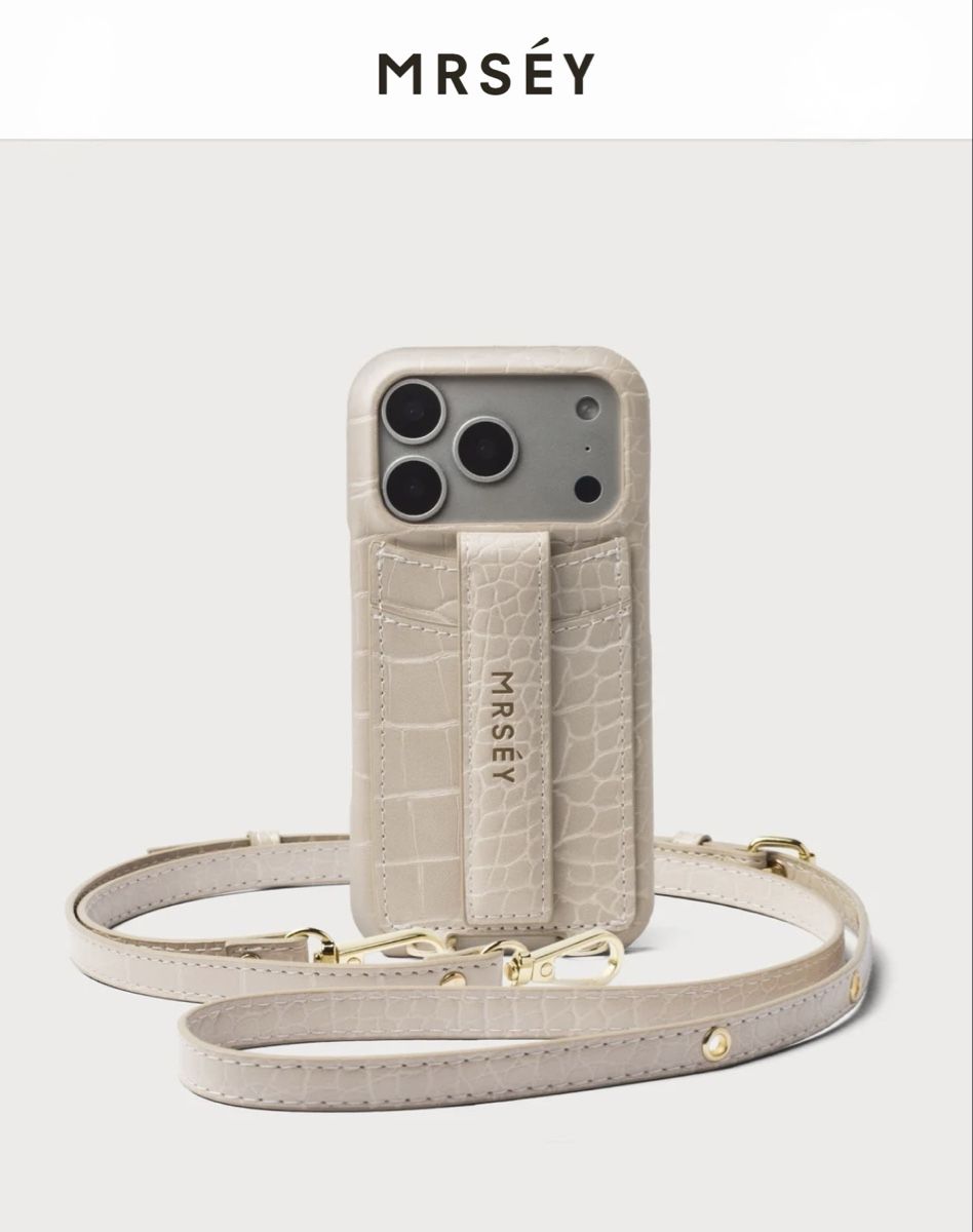 Mrséy Cover & Protezioni schermo: iPhone Case with Strap - Sand Croco, New! – Nuovo (secondo la descrizione) da Münsingen venduto da Hunters65 3