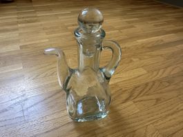 Vintage hand blown Spanish Glass Wine Pitcher