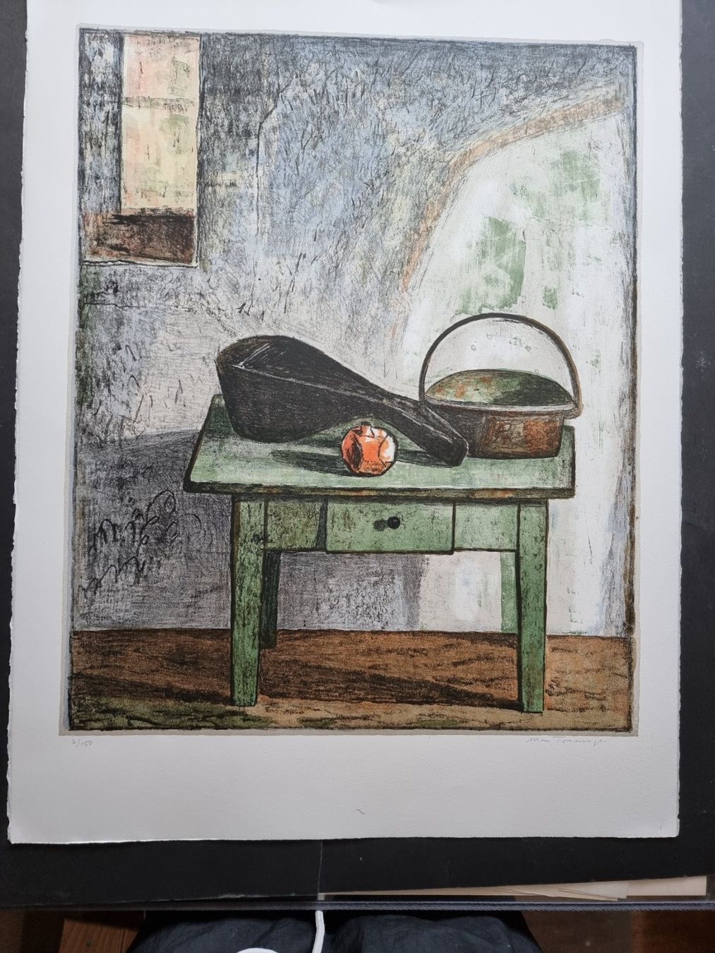 Grafica & Litografie: MAX TRUNINGER LITHOGRAPHIE SIGNIERT NUMMERIERT – Usato da Gersau venduto da grafik-kunst 3