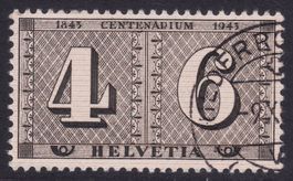 SBK-Nr. 258 (100 Jahre schweizerische Postmarken 1943)