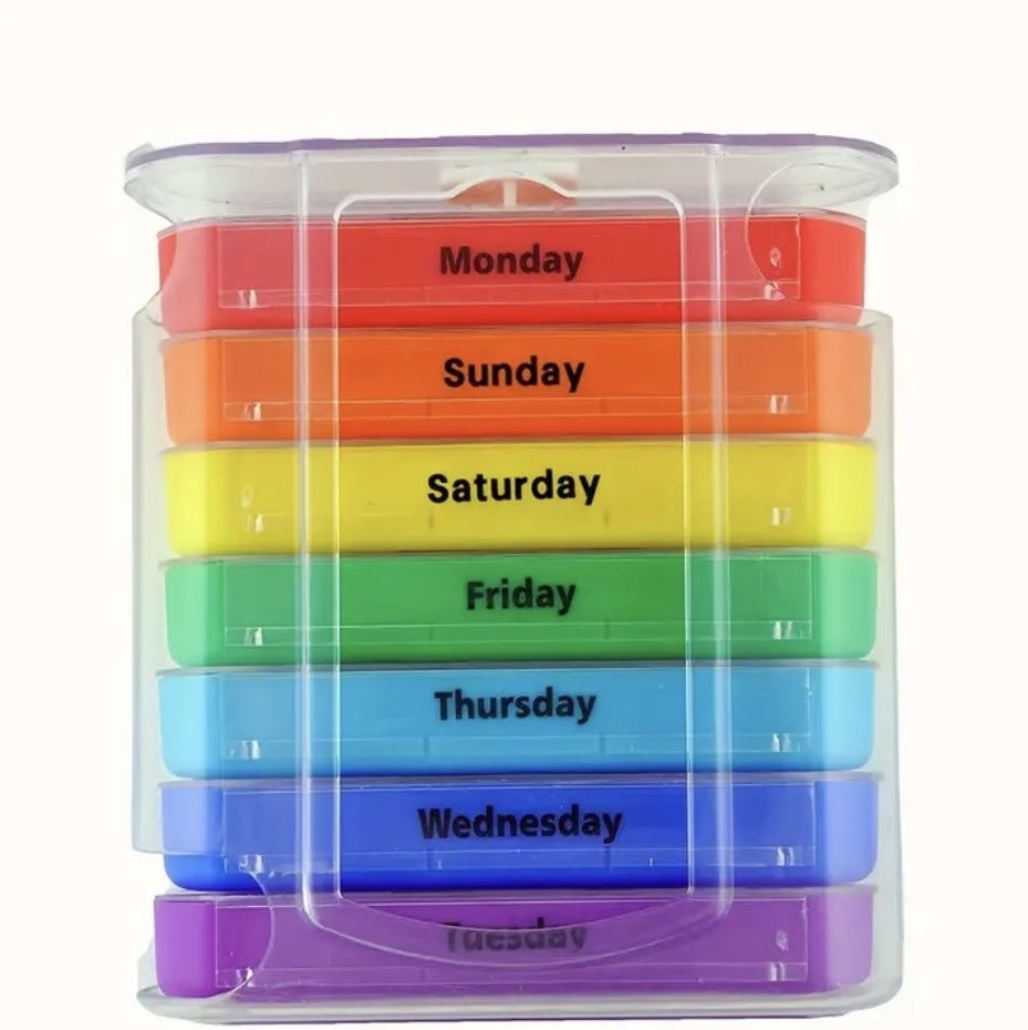 Contenitori & Simili: Wöchentlicher Pillenorganizer-Box – Nuovo (secondo la descrizione) da Endingen venduto da Warlock