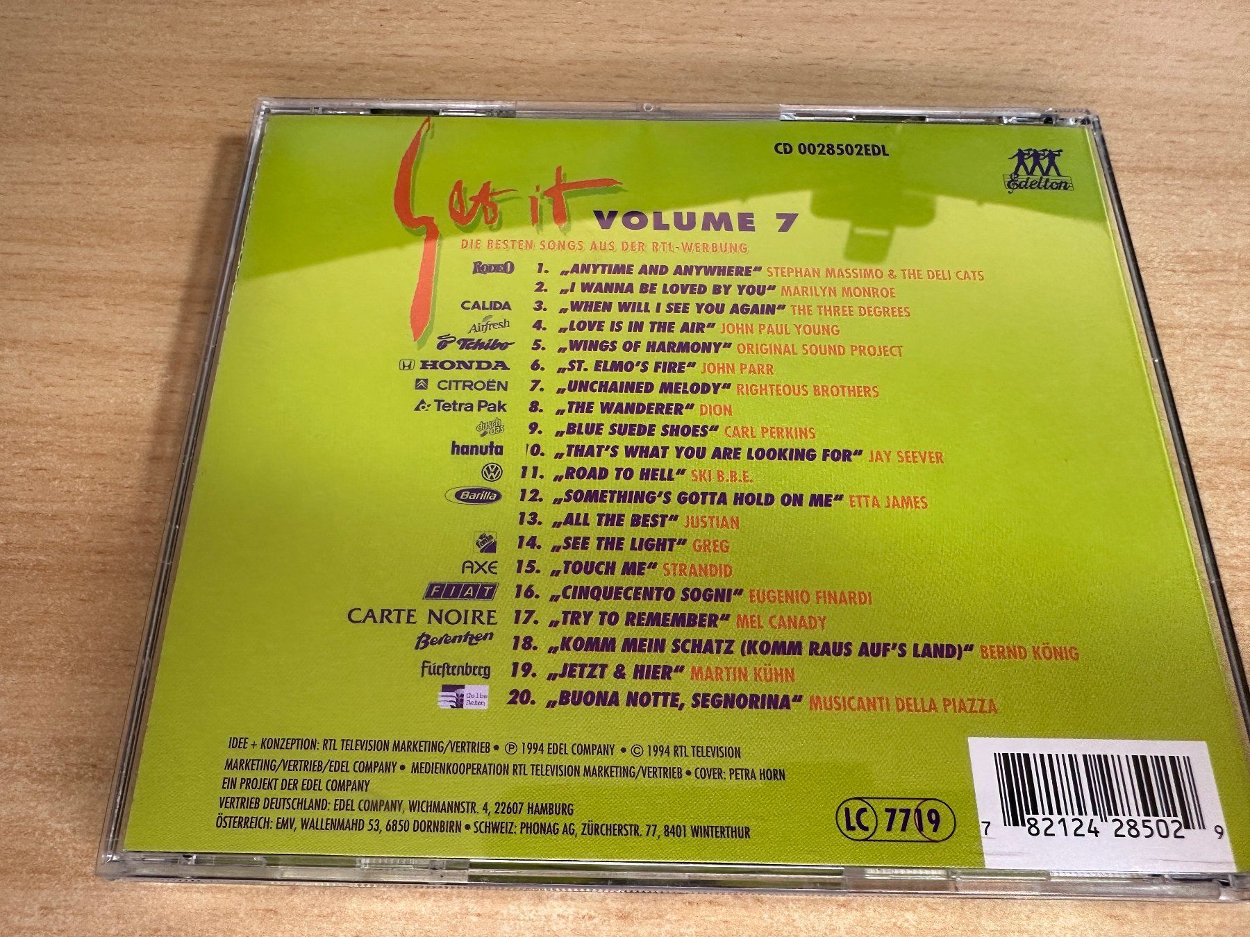 CD: B2 Various – Get It Volume 7 – Usato da Rikon im Tösstal venduto da Alpenmutz 1