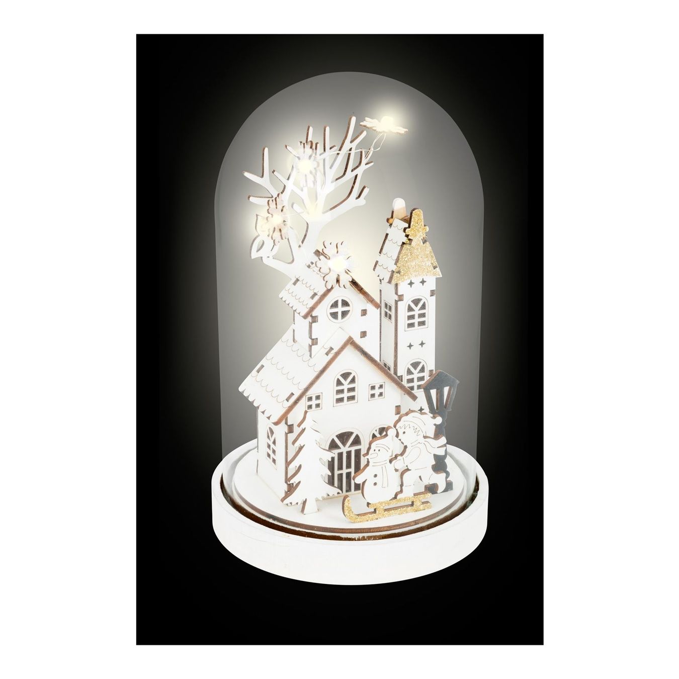 Tutte le decorazioni: Leuchtglocke Winterzauber - Winterdeko – Nuovo e nell'imballaggio originale da Wettingen venduto da Swala 1