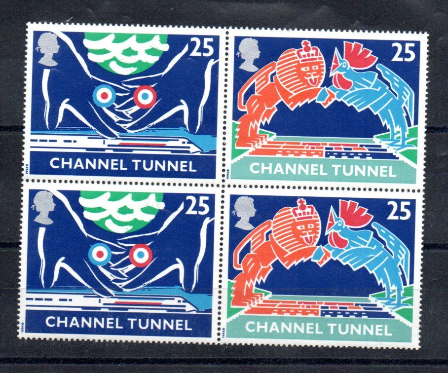 Tutti i francobolli: Briefmarken England / Channel Tunnel – Usato da Baar venduto da Ramona10