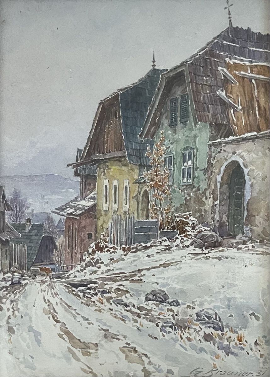 Dipinti: Gustav Brauner (1880-1966) – Usato da Grosshöchstetten venduto da Perle1951 1