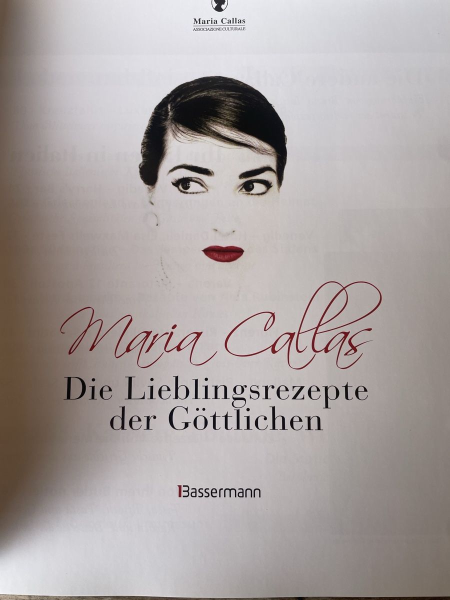 Libri: Maria Callas Lieblingsrezepte Buch + CD – Nuovo (secondo la descrizione) da Wildensbuch venduto da Mangosteen7 1