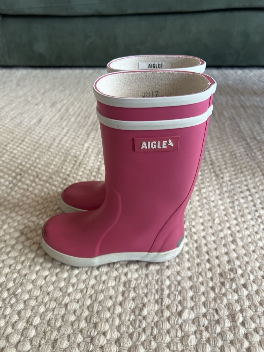 Scarpe per ragazze: Aigle Kinderstiefel Gr. 28 Pink – Usato da Zürich venduto da nabisco 2