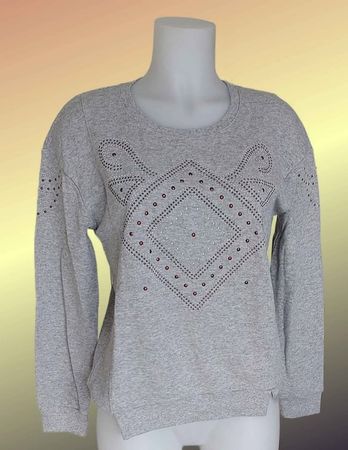 Sweatshirt mit Strass NEU
