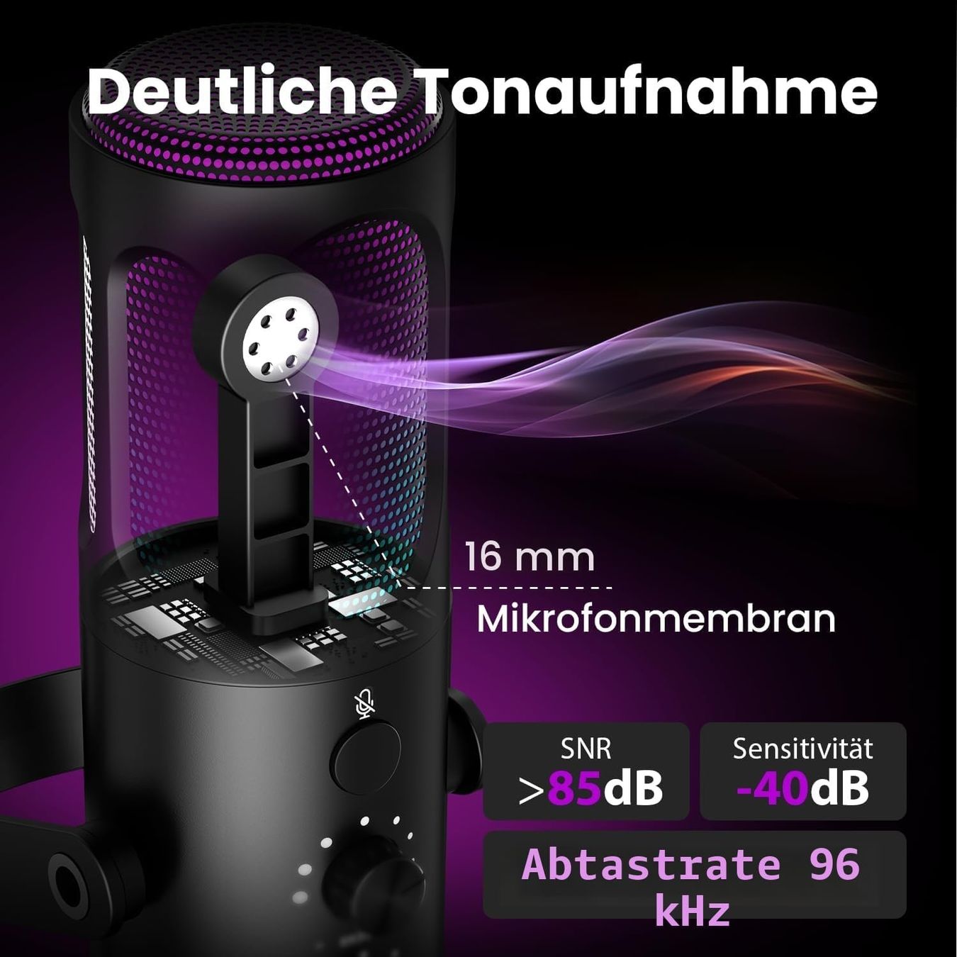 Mikrofone: Gaming Mikrofon USB Podcast PS4/5 Noise Cancel – Neu und originalverpackt aus Schaffhausen von her_zt65 1