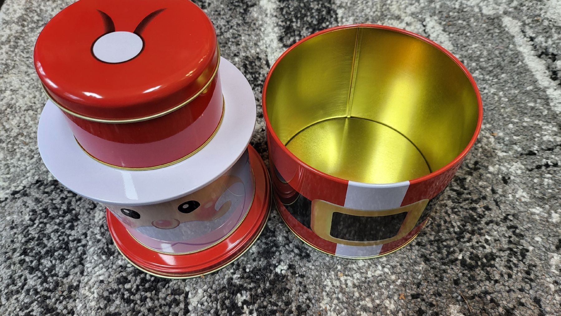 Zuccheriere: Weihnachtsmann Keksdose 3Dosen NEU – Nuovo e nell'imballaggio originale da Gossau SG venduto da rotestahlsau 3