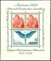 1938_Aargauer-Block W11**, gummiert; einwandfrei; SBK 90.00