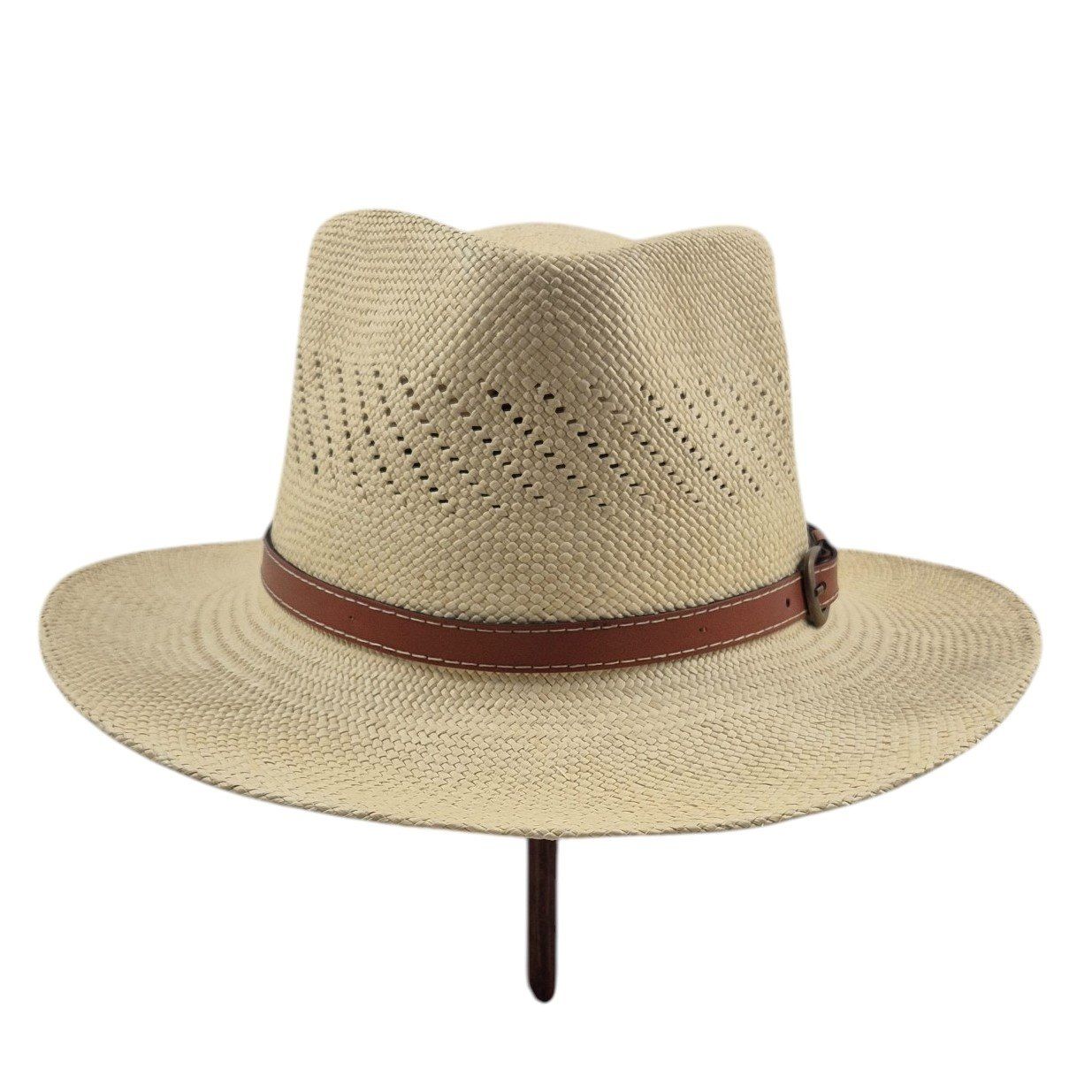 Copricapi, berretti & cappellini: Panama Hat Summit aus Stroh mit Lederband, Large 58/59cm – Nuovo e nell'imballaggio originale da Villnachern venduto da felixmoran 2
