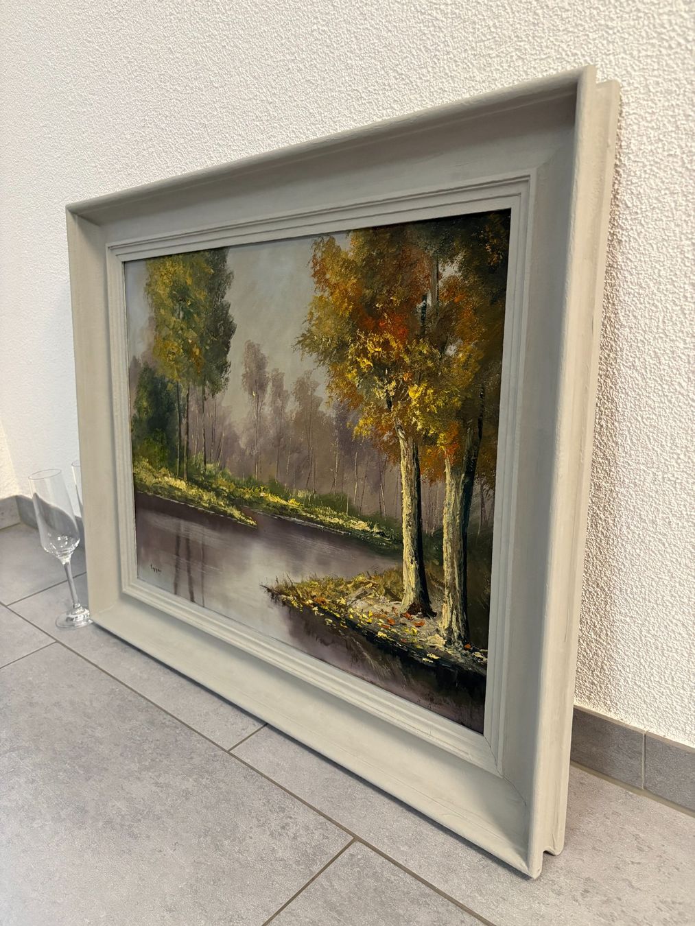 Dipinti: 75cmbreit x 60 cm/ Egger/ Öl Gemälde Idyllische Landschaft – Usato da Ottenbach venduto da TimelessEmotions. 3