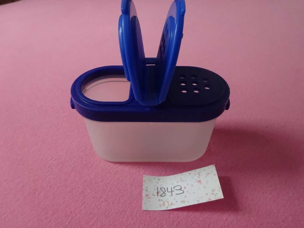 Tupperware Wichtel Behälter – 2 X 60 Ml, Blau/gelb, Auslaufsicher, Spülmaschinenfest, Mit Bio-Saatgut