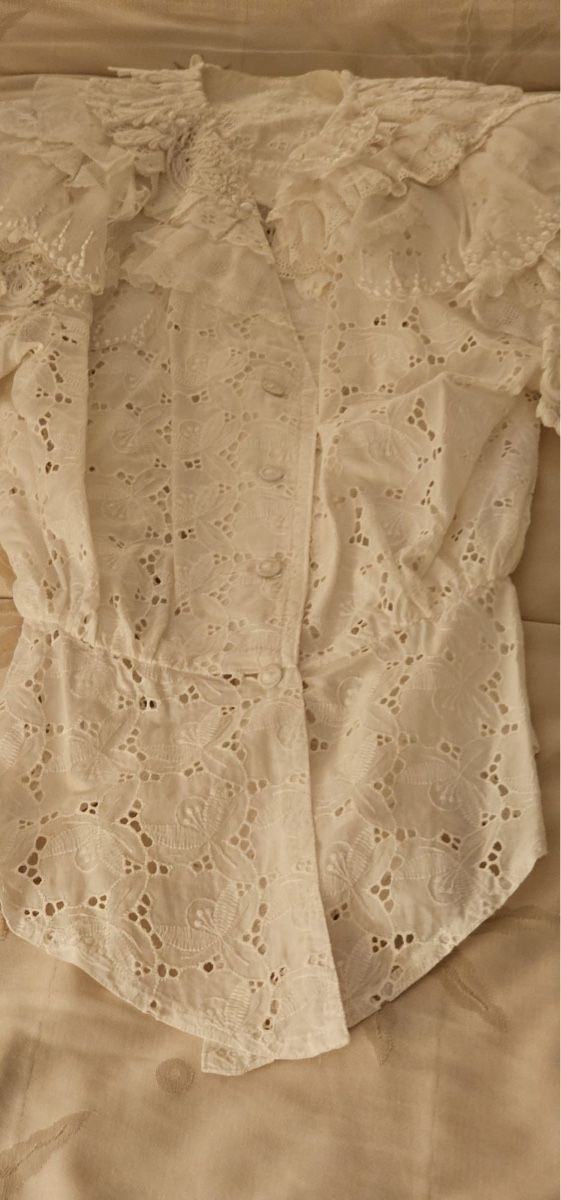 Vestiti: Weisses Spitzen Gr. 38/40 Sommerkleid Boho Hoch – Nuovo (secondo la descrizione) da Zürich venduto da Jen10 2
