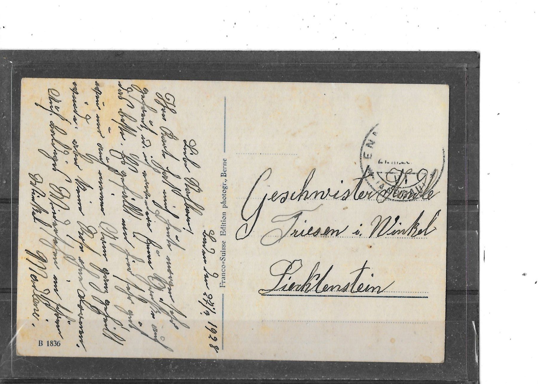 Cartoline postali: AG Ennetbaden 1928 Badstrasse – Usato da Schocherswil venduto da Wilare 1