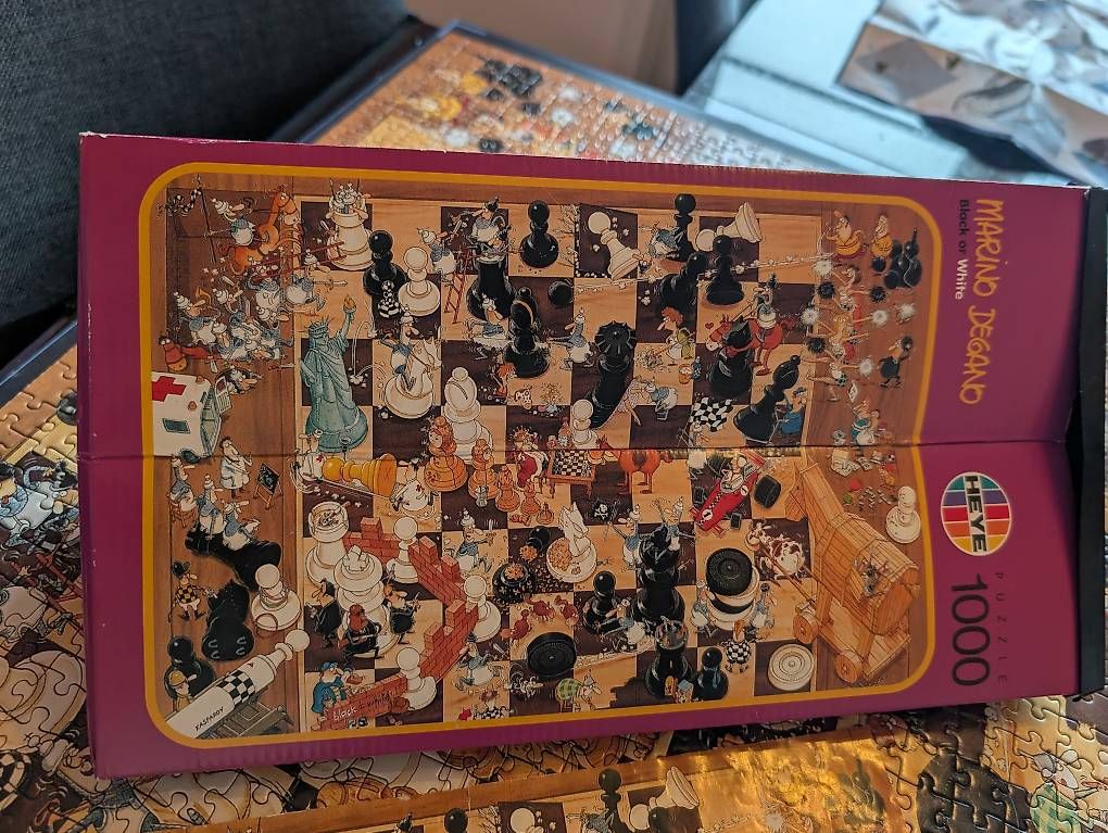 Heye Puzzles: Marino Degano Puzzle "Black or White" Heye – Gebraucht aus Konolfingen von Honey870 1
