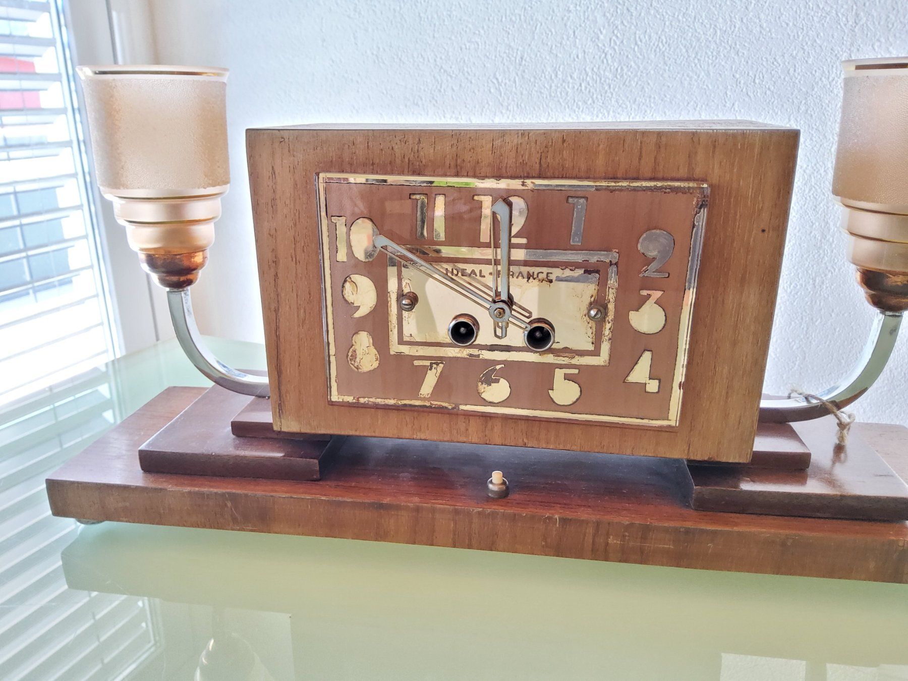 Stand- & Wanduhren: Pendule de table Art Déco ancienne  – Gebraucht aus Malleray von Broc-Mo 4