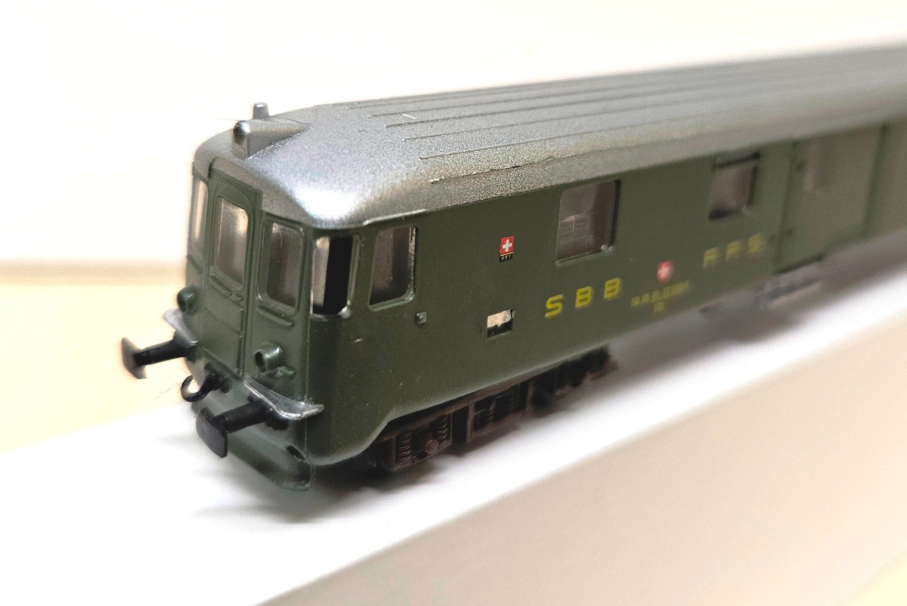 Modellini di ferrovie: Eriam Steuerwagen DZt SBB, neu – Nuovo e nell'imballaggio originale da Oensingen venduto da Helo19 3