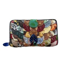 B. CAVALLI Luxus Damen Portemonnaie – Echtes Leder – Bunt &