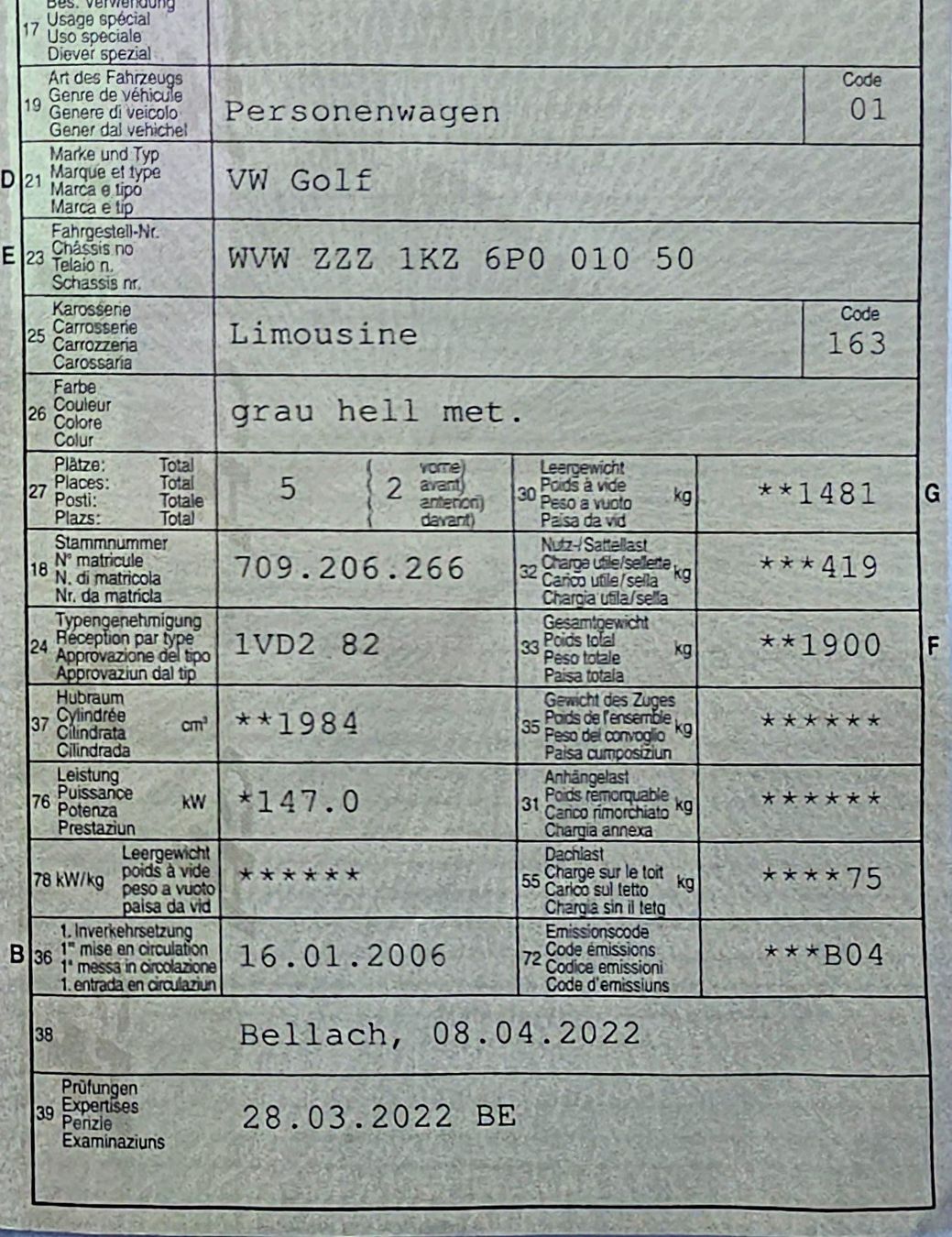 VW Autos: VW Golf-V GTi – Gebraucht aus Arbon von .Tropxe. 9