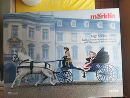 Kalesche mit Pferden und Puppen von Märklin, Sonderserie