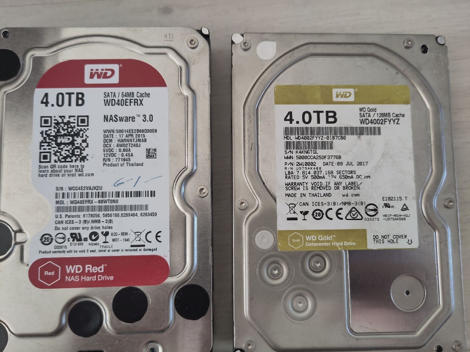 Harddisks: 4x 4TB 3.5" Festplatte – Defekt aus Sargans von sve_hjs5 1
