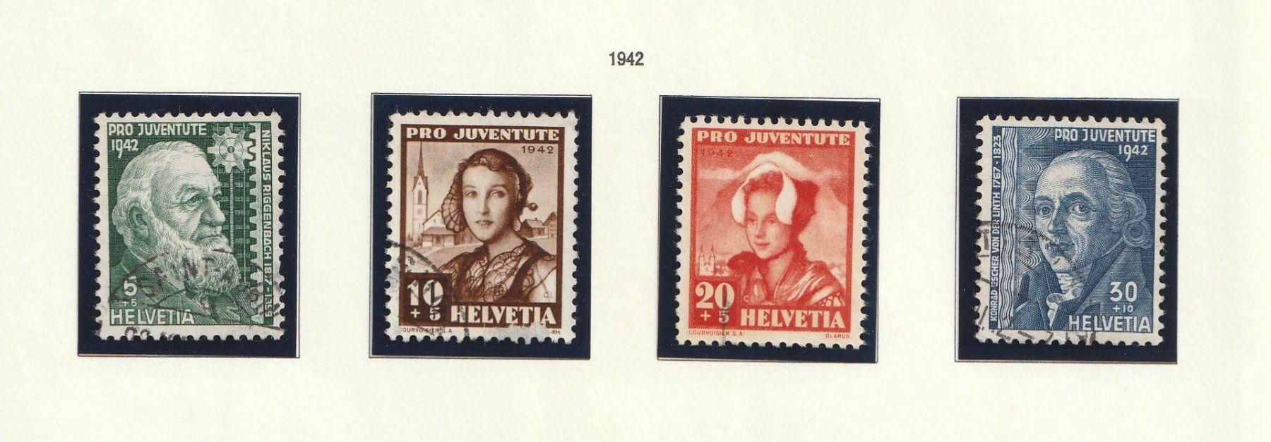 Tutti i francobolli: Pro Juventute 1942 – Usato da Buttisholz venduto da wbr_wdw8