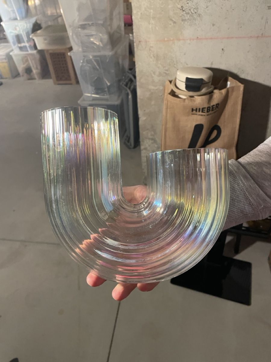 Ikea Vasi & Recipienti: IKEA Glas Vase RÄFFELBJÖRK perlmutt – Usato da Zürich venduto da Pippiviktualia