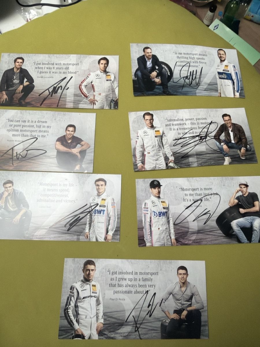 Autografi: DTM 2016 Unterschriften – Nuovo (secondo la descrizione) da Wangen SZ venduto da cal_vp8g