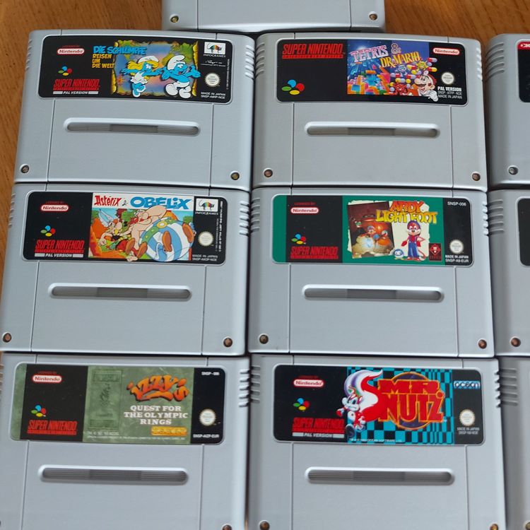 Nintendo Giochi: 10 Super Nintendo SNES Spiele – Usato da Aarau venduto da Kaesekuchen2000 1