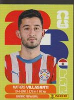 FIFA WORLD CUP 2026 Panini Sticker PAR 9 MATHIAS VILLASANTI