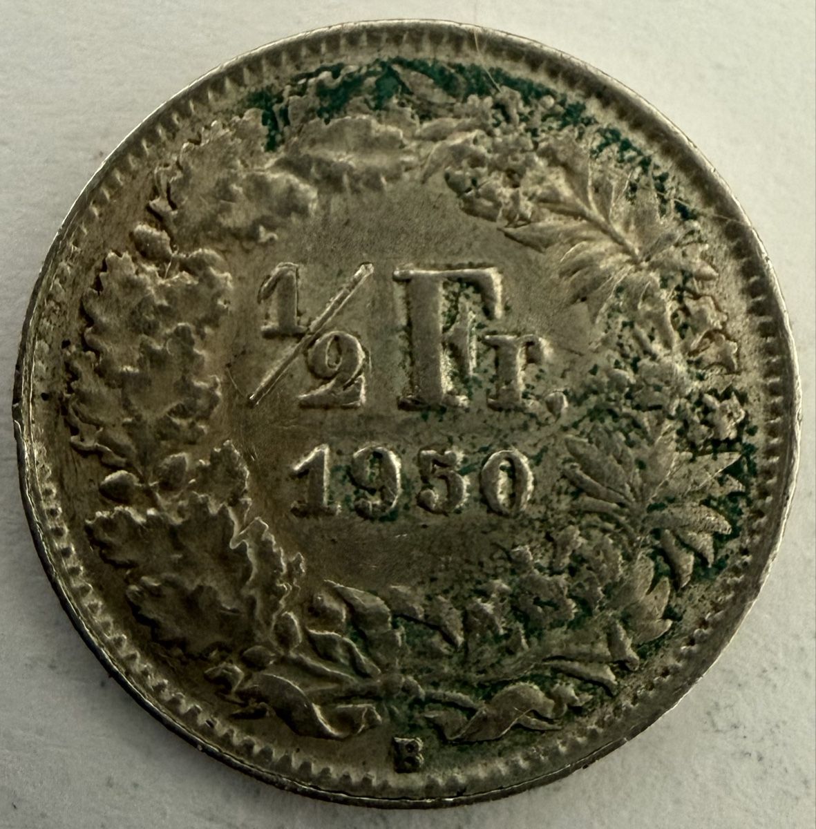 Tutti le monete: 1/2 Schweizer Franken 1950 silber – Usato da Appenzell venduto da Wumo74