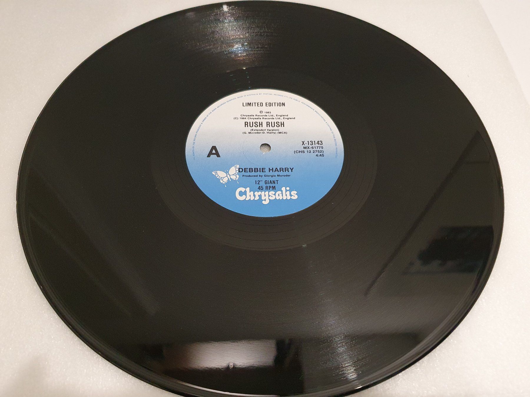 Dischi in vinile: Debbie Harry – Rush Rush (Single, Synth-pop, Disco) – Usato da Uster venduto da Vinyl-Leidenschaft 5