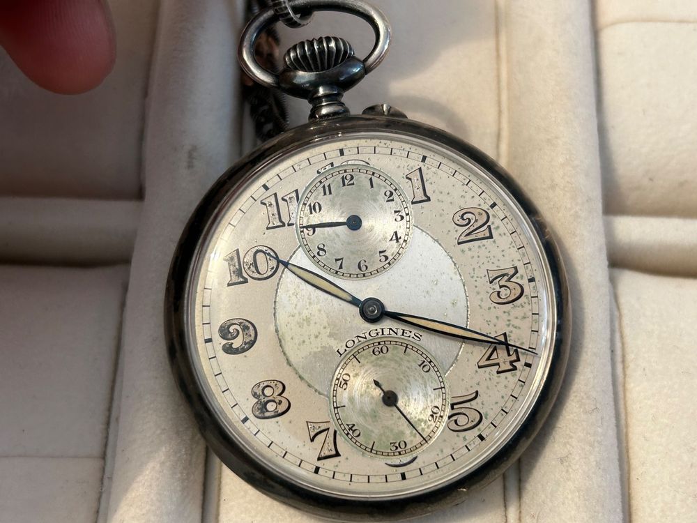Montre De Poche Vintage Mouvement Swiss Perret Circa 1910 - Pièce Ancienne D'occasion