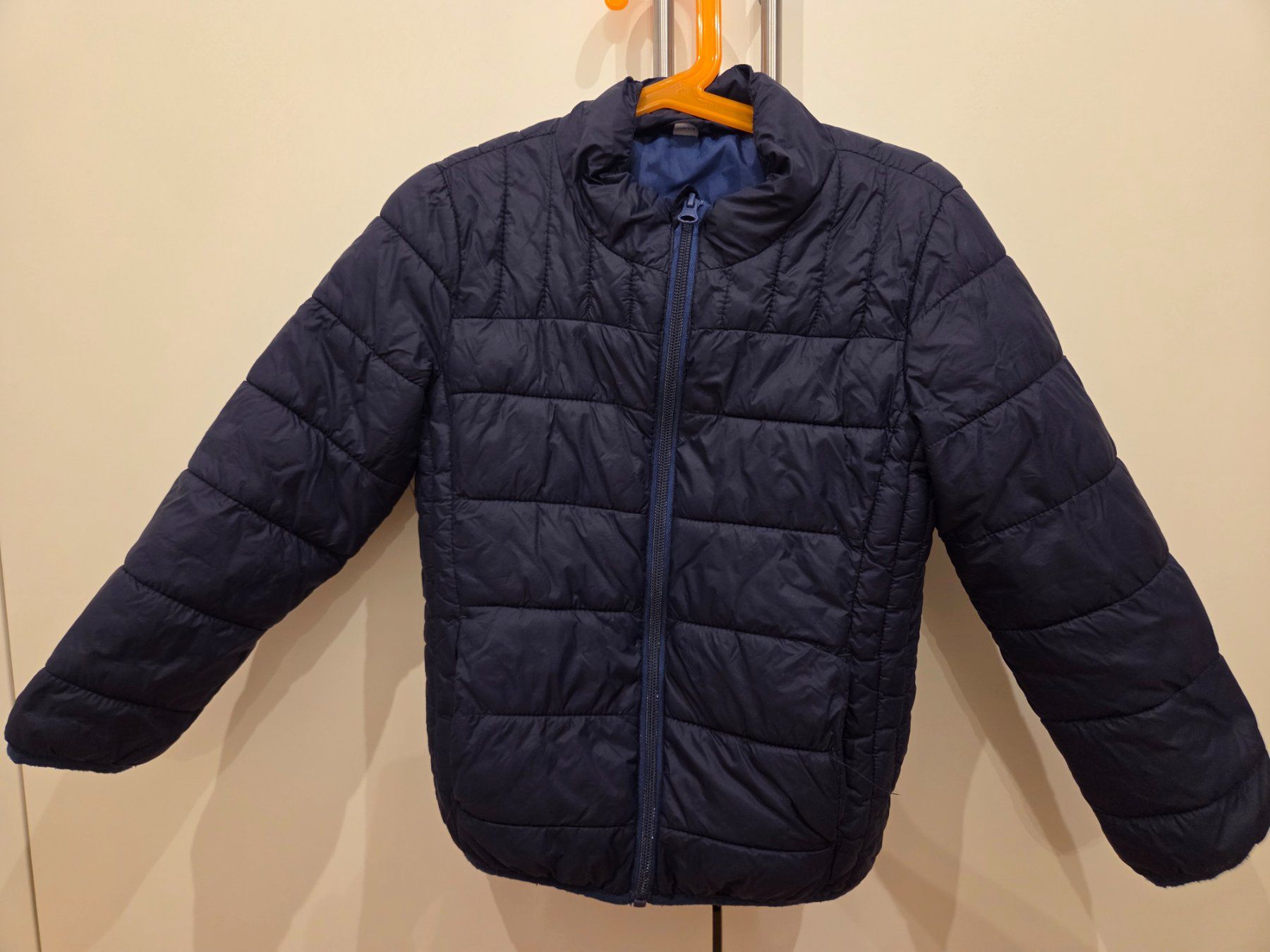Jacken & Mäntel: Leichtsteppjacke Gr. 110 / 116, blau – Gebraucht aus Heinrichswil von frankie19860