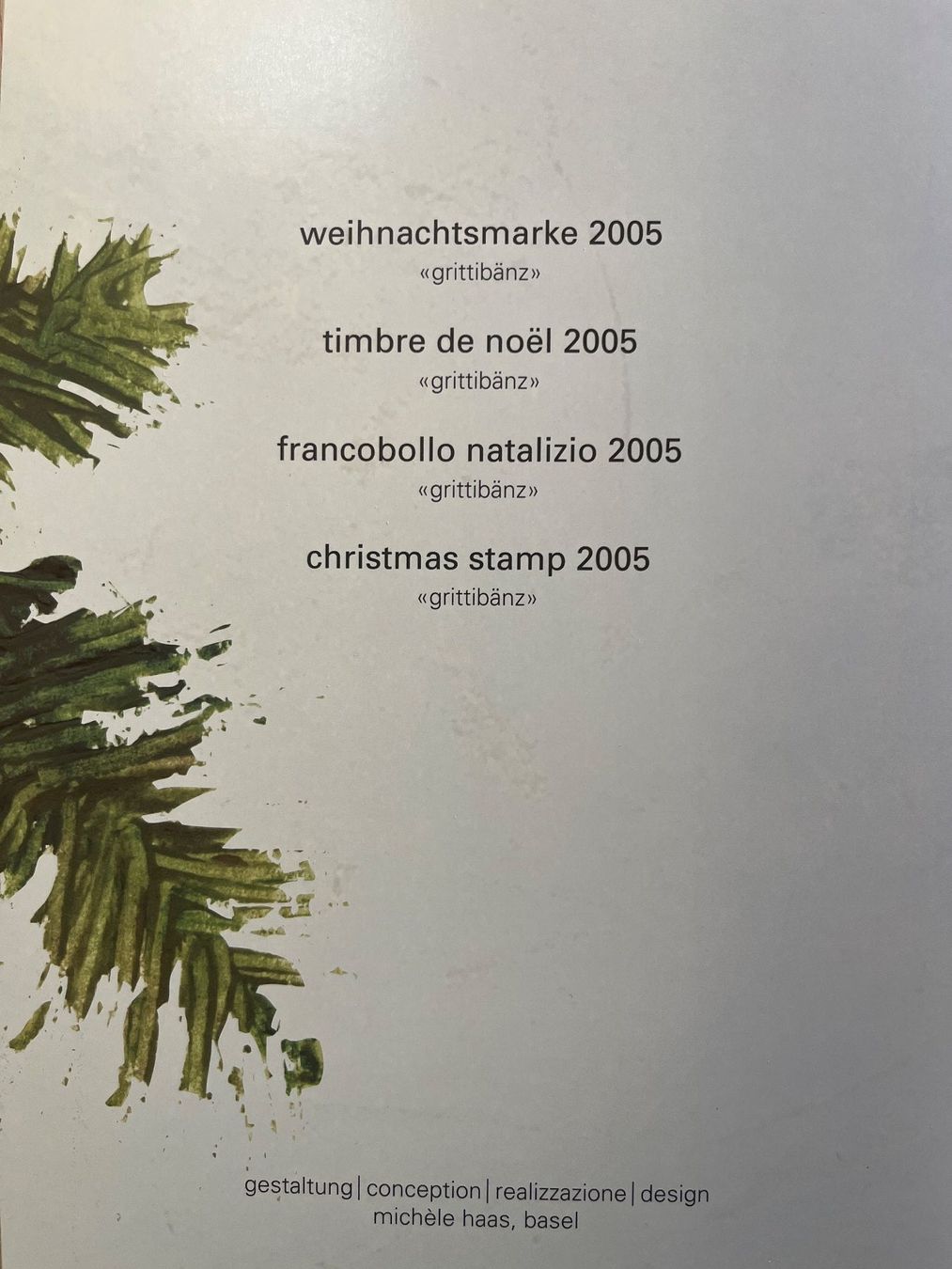 Alle Briefmarken: Weihnachtskarte Post 2006 – Neu (gemäss Beschreibung) aus Goldswil von Jordi7 3