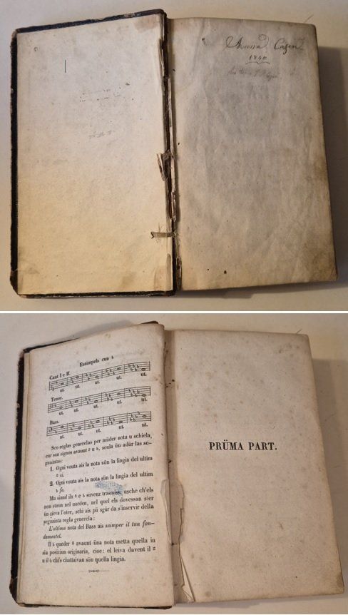 Libri: 2 antike, rätoromanschie Gesangsbücher – Usato da Basel venduto da Kurioses 3