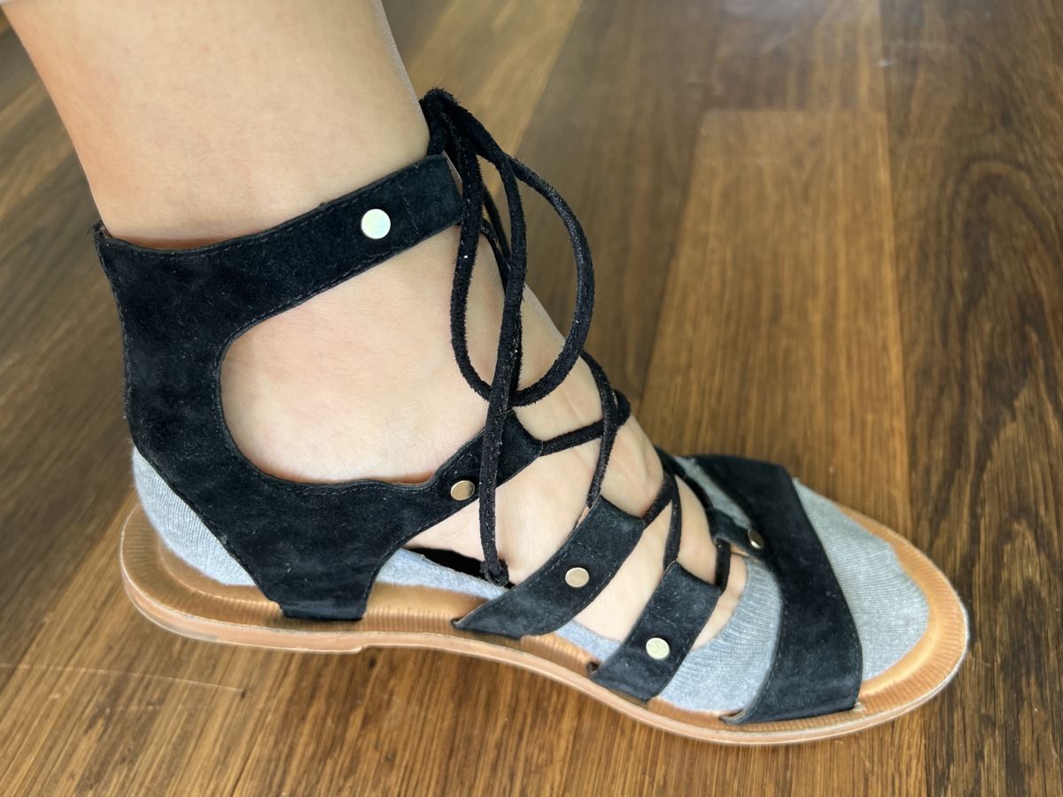 Scarpe da donna: Sandalen Swartz Wildleder  Gr.38 – Usato da HORGEN venduto da vladibarca10 5
