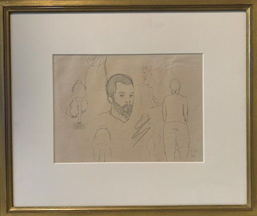 Posters & Illustrations: Originalzeichnung von Cuno Amiet – D'occasion à Ittigen par ehg0
