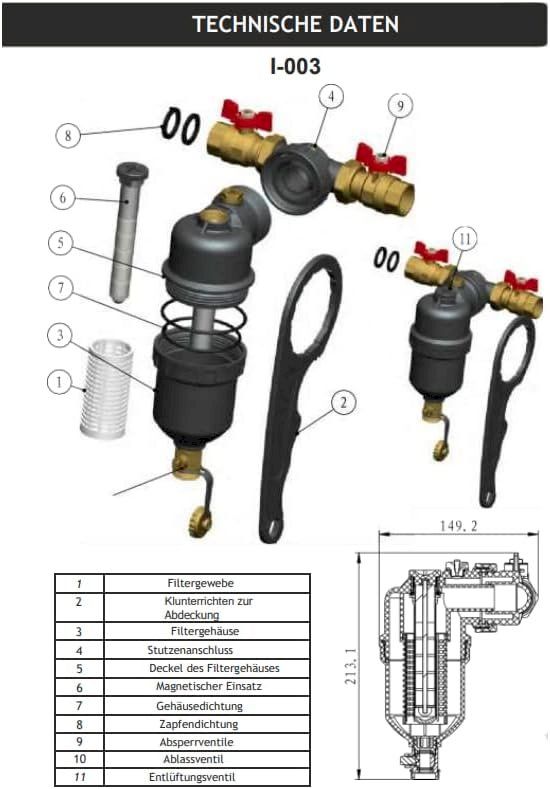 Pompe a diesel & di travaso: MagicSAN Schlammabscheider – Nuovo e nell'imballaggio originale da Bottighofen venduto da zaap 8