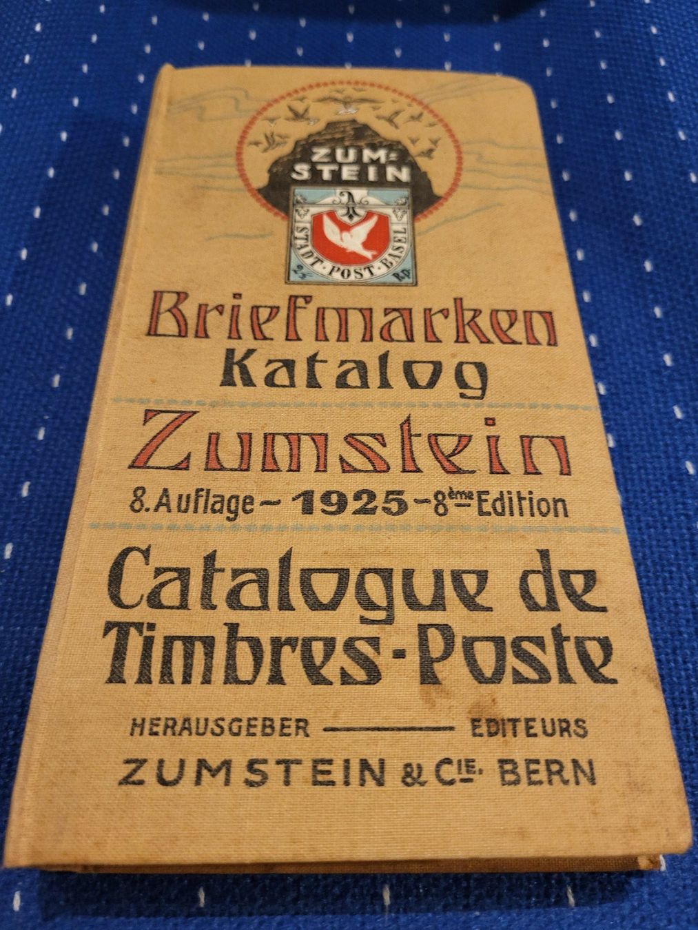 Libri: Briefmarkenkatalog Zumstein 1925 – Usato da Langnau i. E. venduto da Foodmaster