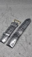 Bracelet de montre noir Hirsch aligator cuir 19mm 